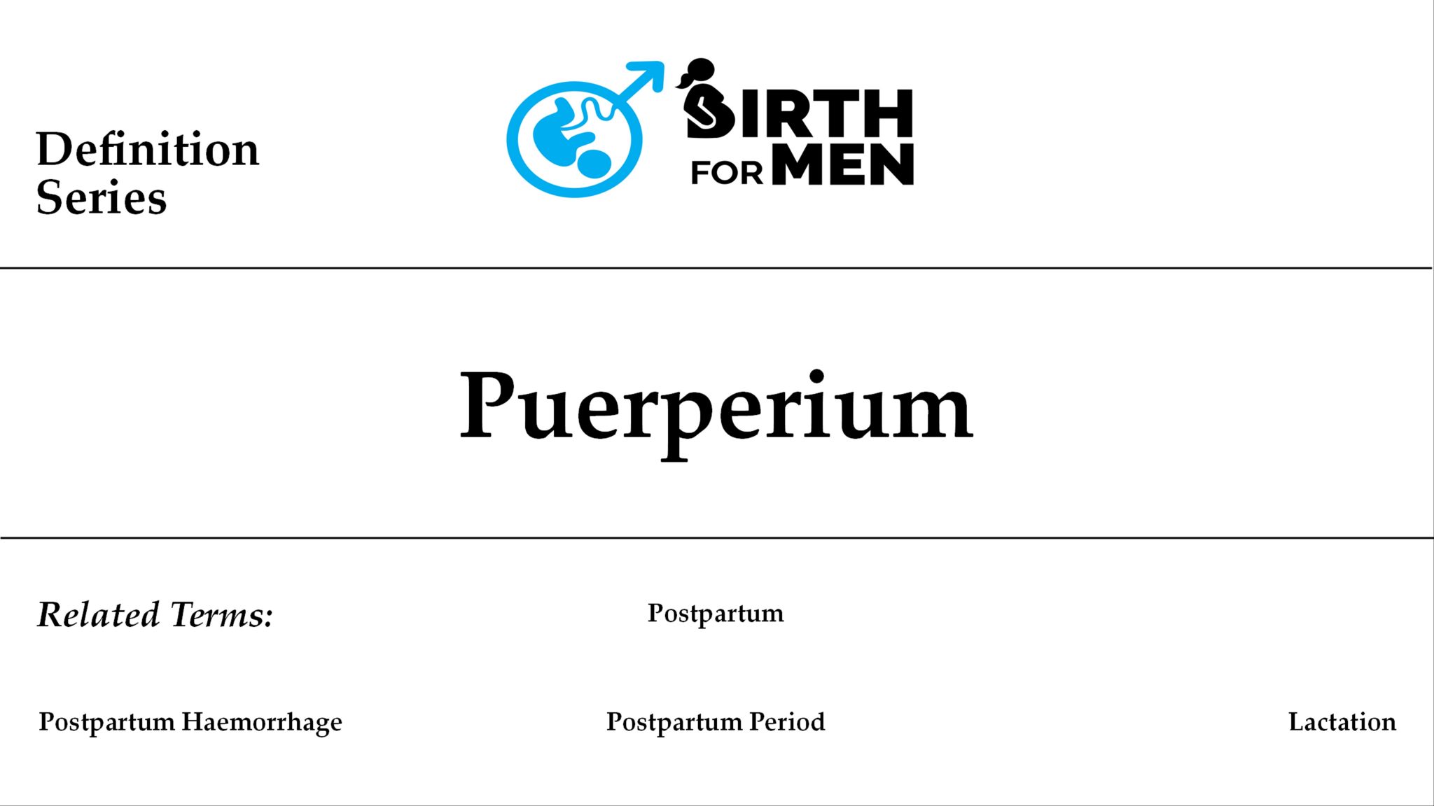 Puerperium Definition BirthForMen