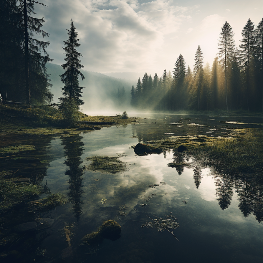 a photo of a calm nature