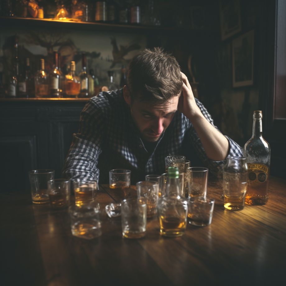 photo of a young professional man struggling